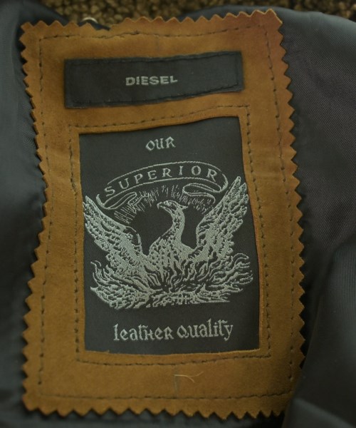 DIESEL（ディーゼル）ライダース 茶 サイズ:XXS レディース/2200625835096