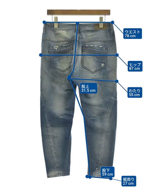DIESEL（ディーゼル）デニムパンツ 青 サイズ:27(M位) レディース/2200613140072