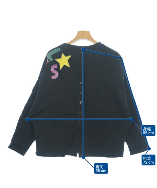 DIESEL（ディーゼル）スウェット 黒 サイズ:XXS レディース/2200613140096