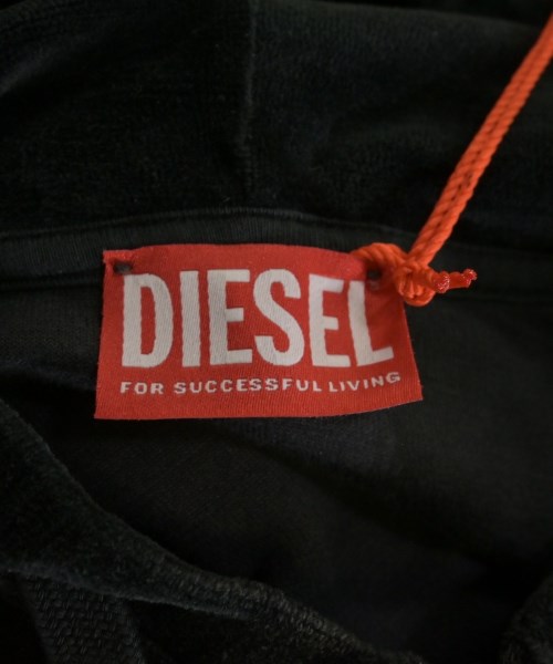 DIESEL（ディーゼル）パーカー 黒 サイズ:S レディース/2200626363017