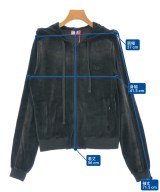 DIESEL（ディーゼル）パーカー 黒 サイズ:S レディース/2200626363017