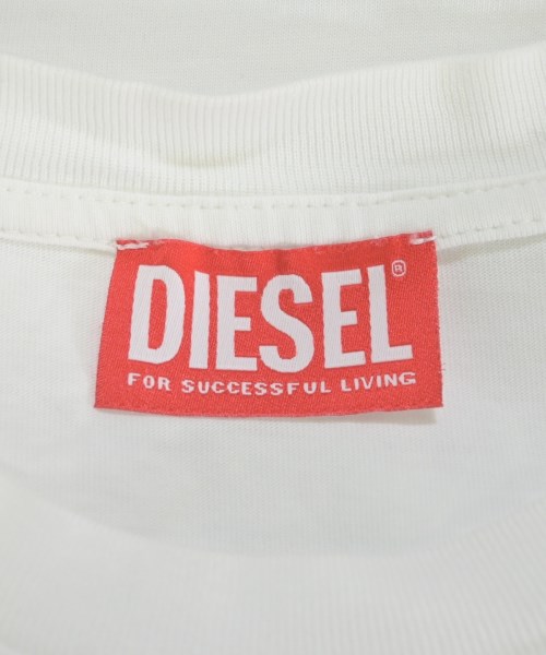 DIESEL（ディーゼル）Tシャツ・カットソー 白 サイズ:S レディース/2200616910078