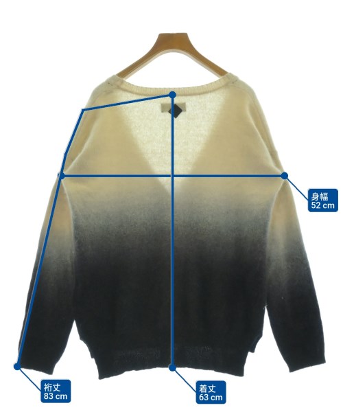 DIESEL（ディーゼル）カーディガン 白 サイズ:XL レディース/2200629213074