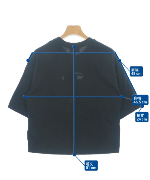 DIESEL（ディーゼル）Tシャツ・カットソー 黒 サイズ:XS レディース/2200617486077