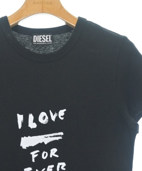 DIESEL（ディーゼル）Tシャツ・カットソー 黒 サイズ:S レディース/2200630576045