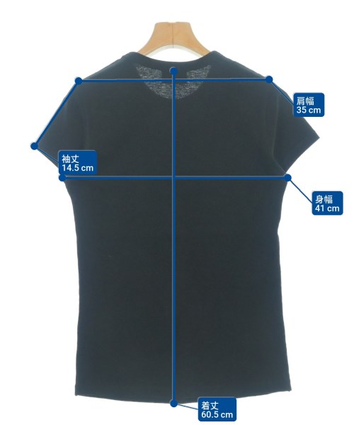 DIESEL（ディーゼル）Tシャツ・カットソー 黒 サイズ:S レディース/2200630576045