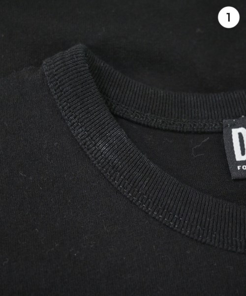 DIESEL（ディーゼル）Tシャツ・カットソー 黒 サイズ:S レディース/2200630576045