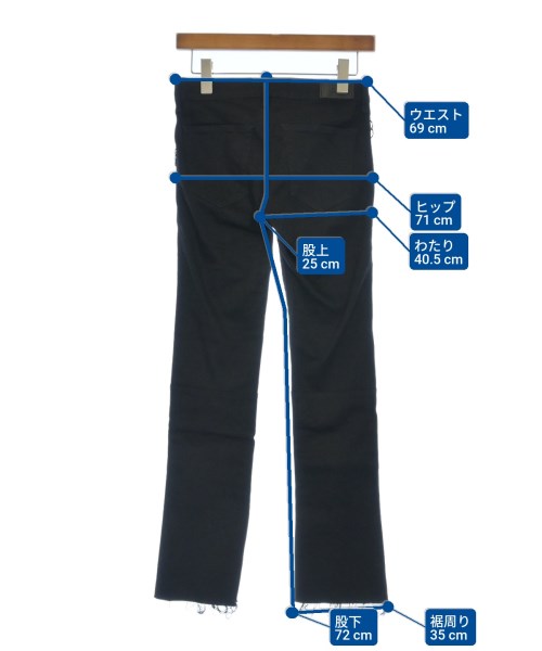 DIESEL（ディーゼル）デニムパンツ 黒 サイズ:25(S位) レディース/2200632817085