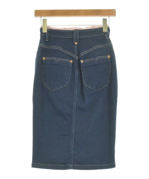 DIESEL（ディーゼル）ひざ丈スカート 紺 サイズ:23(XS位) レディース/2200606293037