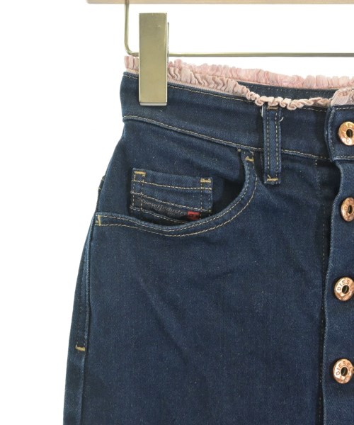 DIESEL（ディーゼル）ひざ丈スカート 紺 サイズ:23(XS位) レディース/2200606293037