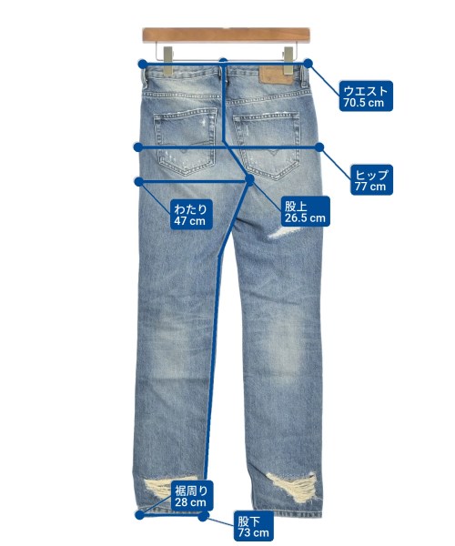 DIESEL（ディーゼル）デニムパンツ 青 サイズ:23(XS位) レディース/2200604941015
