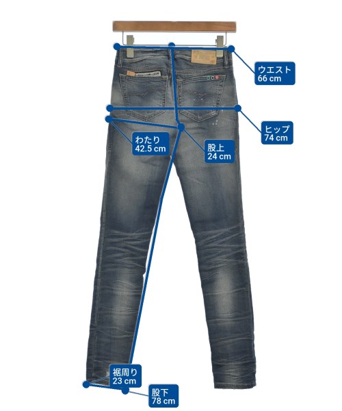DIESEL（ディーゼル）デニムパンツ 紺 サイズ:23(XS位) レディース/2200604941107