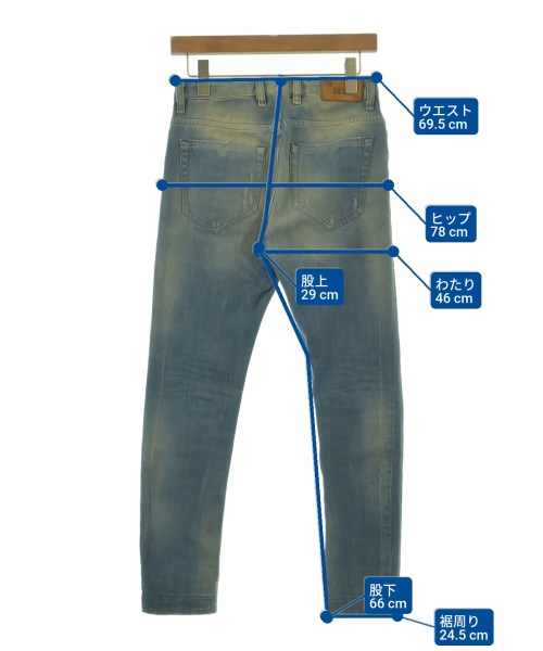 DIESEL（ディーゼル）デニムパンツ 青 サイズ:23(XS位) レディース/2200604941145