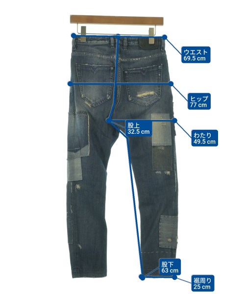 DIESEL（ディーゼル）デニムパンツ 紺 サイズ:23(XS位) レディース/2200604941152
