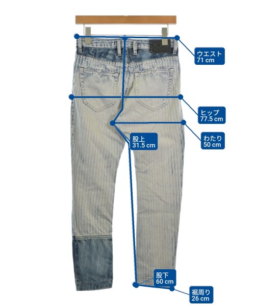 DIESEL（ディーゼル）デニムパンツ 紺 サイズ:23(XS位) レディース/2200604941169
