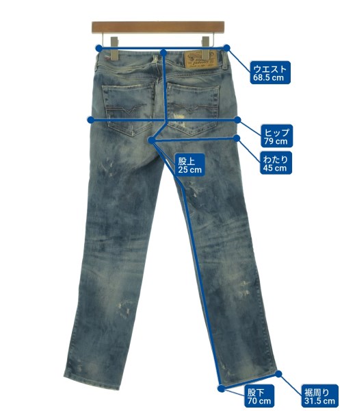 DIESEL（ディーゼル）デニムパンツ 紺 サイズ:24(S位) レディース/2200604941190