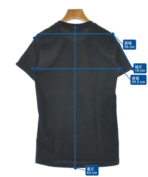 DIESEL（ディーゼル）Tシャツ・カットソー 黒 サイズ:XS レディース/2200613191173