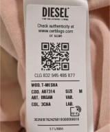 DIESEL（ディーゼル）Tシャツ・カットソー ピンク サイズ:M レディース/2200619670047