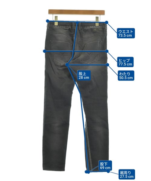 DIESEL（ディーゼル）デニムパンツ 黒 サイズ:25(S位) レディース/2200619670061
