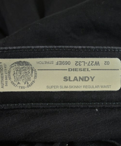 DIESEL（ディーゼル）デニムパンツ 黒 サイズ:27(M位) レディース/2200619762094