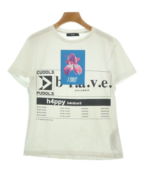 DIESEL(ディーゼル)Tシャツ・カットソー 白 サイズ:S/2200663047703