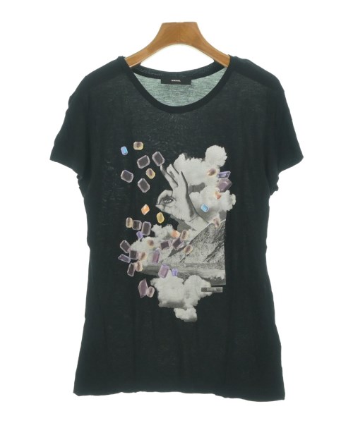 DIESEL(ディーゼル)Tシャツ・カットソー 黒 サイズ:XS/2200663047710