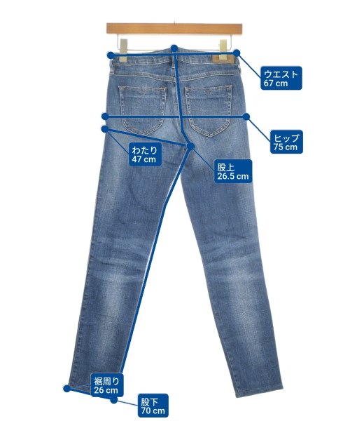 DIESEL（ディーゼル）デニムパンツ 青 サイズ:24(S位) レディース/2200670850167