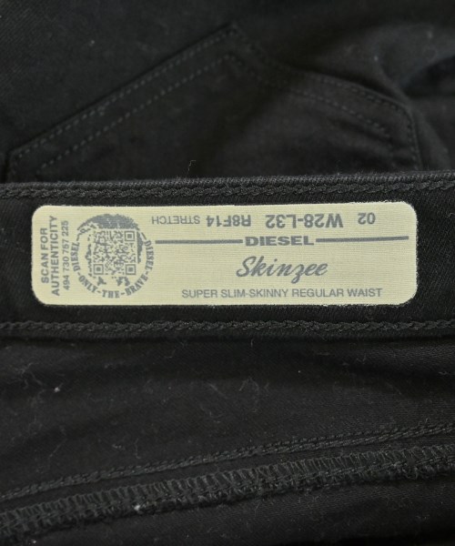 DIESEL（ディーゼル）デニムパンツ 黒 サイズ:28(L位) レディース/2200669771138
