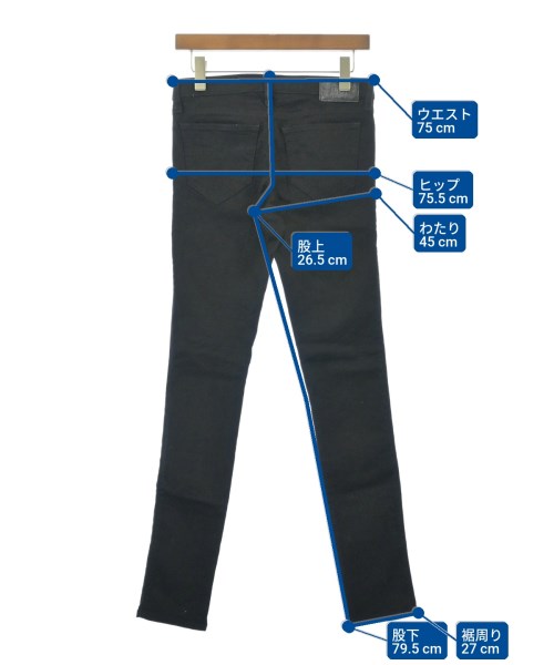 DIESEL（ディーゼル）デニムパンツ 黒 サイズ:28(L位) レディース/2200669771138