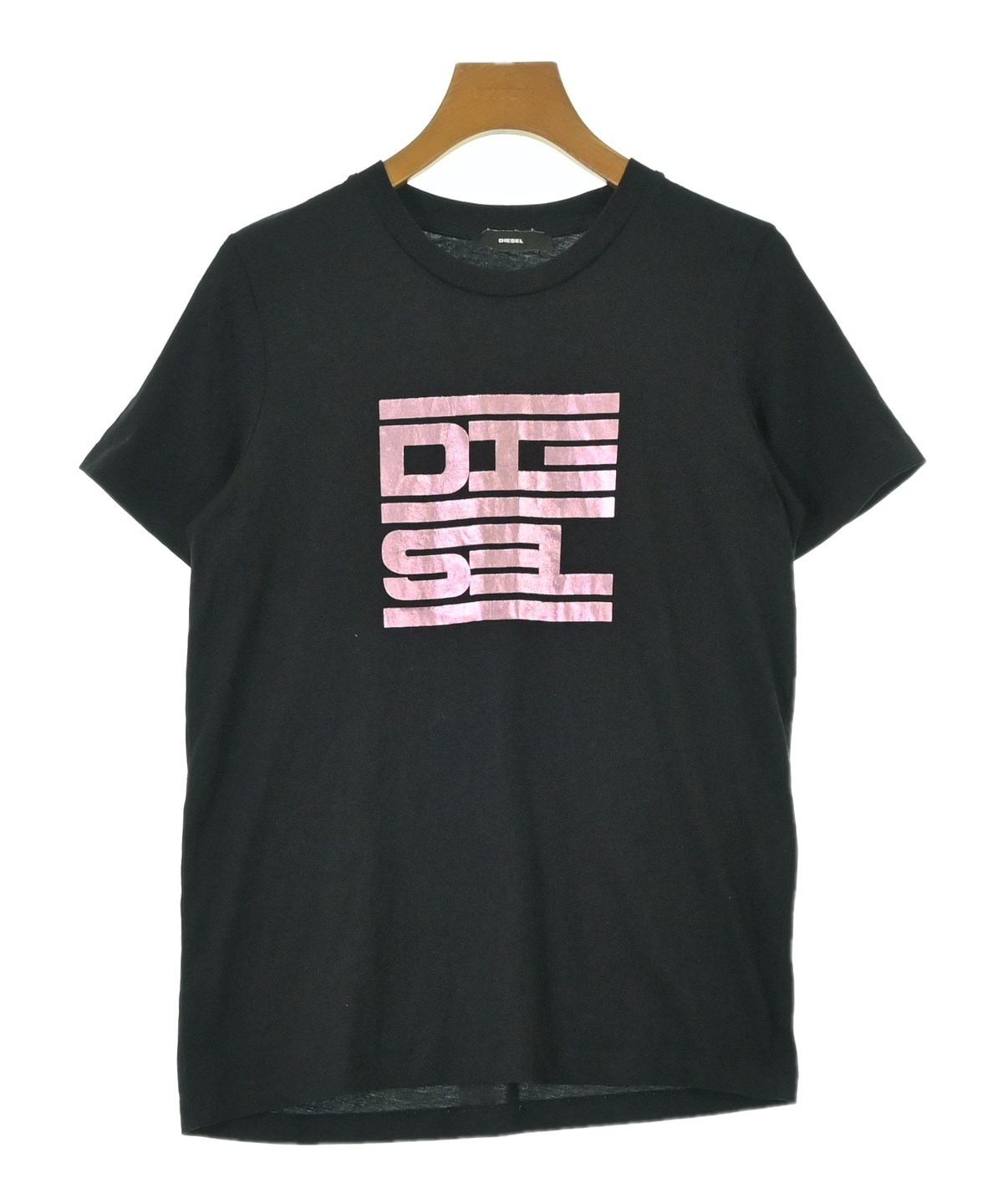 DIESEL ディーゼル Tシャツ・カットソー S 黒 【古着】【中古】 DIESEL - DIESEL ディーゼル Tシャツ・カットソー S 黒 【古着】【中古