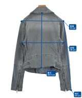 DIESEL（ディーゼル）ライダース グレー サイズ:XS レディース/2200669470055