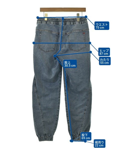 DIESEL（ディーゼル）デニムパンツ 青 サイズ:27(M位) レディース/2200676578263