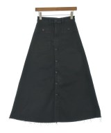 DIESEL（ディーゼル）ロング・マキシ丈スカート 黒 サイズ:23(XS位) レディース/2200672704154