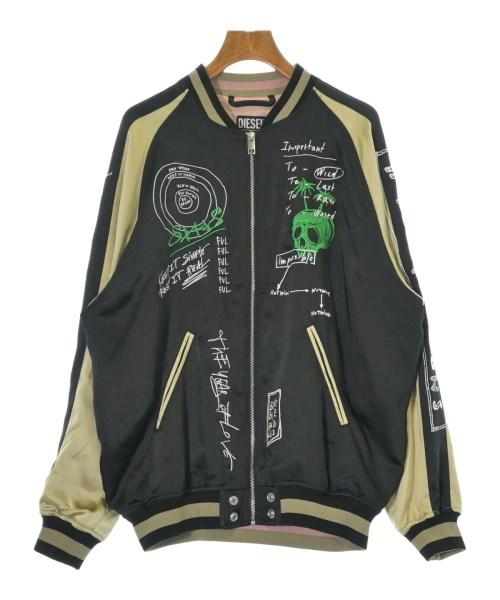 DIESEL(ディーゼル)スタジャン 黒 サイズ:S/2200677397023