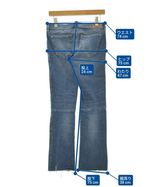 DIESEL（ディーゼル）デニムパンツ 青 サイズ:27(M位) レディース/2200672608025