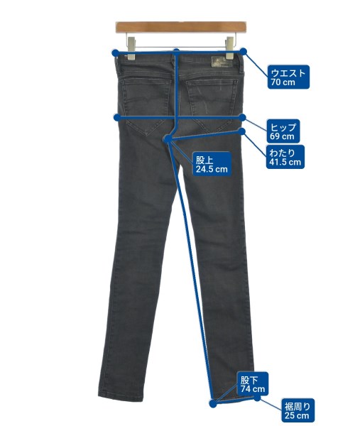 DIESEL（ディーゼル）デニムパンツ 黒 サイズ:26(M位) レディース/2200674097100