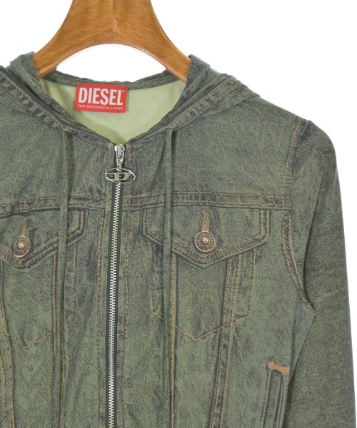 DIESEL（ディーゼル）パーカー カーキ サイズ:M レディース/2200674541054