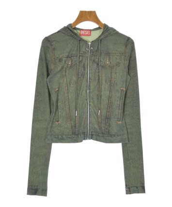 DIESEL（ディーゼル）パーカー カーキ サイズ:M レディース