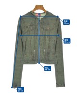 DIESEL（ディーゼル）パーカー カーキ サイズ:M レディース/2200674541054