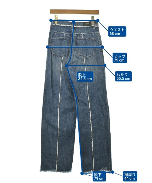 DIESEL（ディーゼル）デニムパンツ 青 サイズ:25(S位) レディース/2200676085013