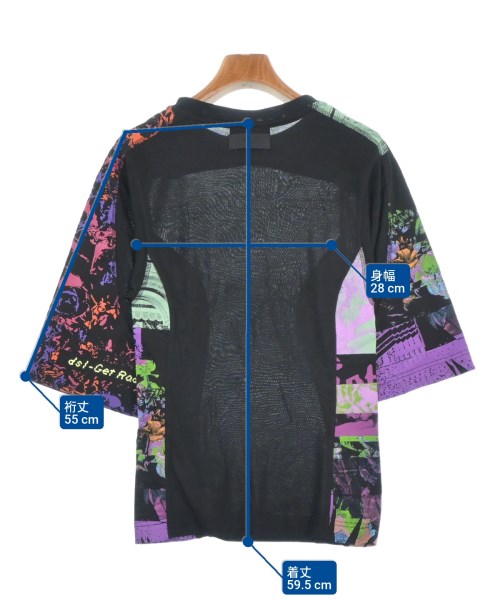DIESEL（ディーゼル）Tシャツ・カットソー 黒 サイズ:XS レディース/2200681098022