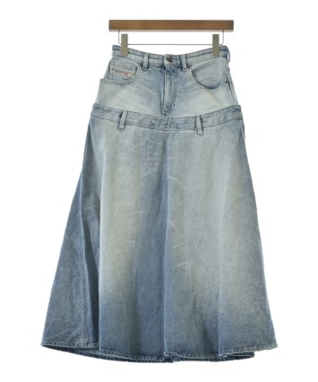 DIESEL（ディーゼル）ロング・マキシ丈スカート 青 サイズ:26(M位