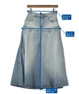 DIESEL（ディーゼル）ロング・マキシ丈スカート 青 サイズ:26(M位) レディース/2200695774028
