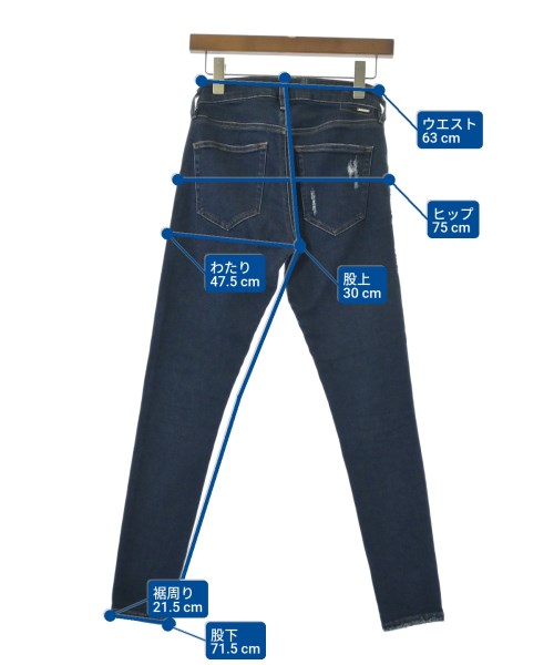 DIESEL（ディーゼル）デニムパンツ 紺 サイズ:28(L位) レディース/2200696696107