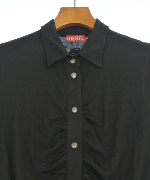 DIESEL（ディーゼル）シャツワンピース 黒 サイズ:S レディース/2200691103051