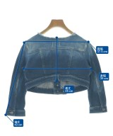 DIESEL（ディーゼル）デニムジャケット 青 サイズ:XS レディース/2200694449019