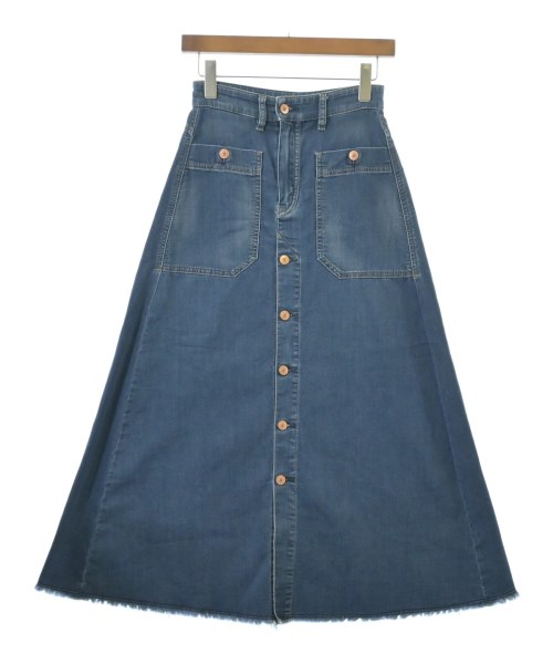 DIESEL(ディーゼル)ロング・マキシ丈スカート 紺 サイズ:23(XS位)/2200695581091