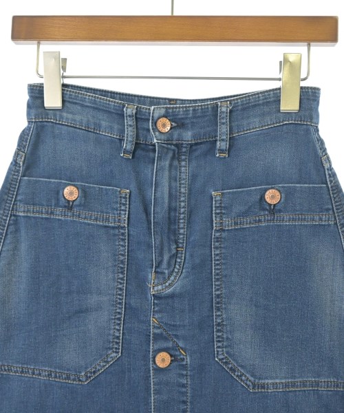 DIESEL（ディーゼル）ロング・マキシ丈スカート 紺 サイズ:23(XS位) レディース/2200695581091
