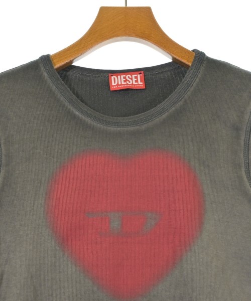 DIESEL（ディーゼル）Tシャツ・カットソー グレー サイズ:S レディース/2200696567179