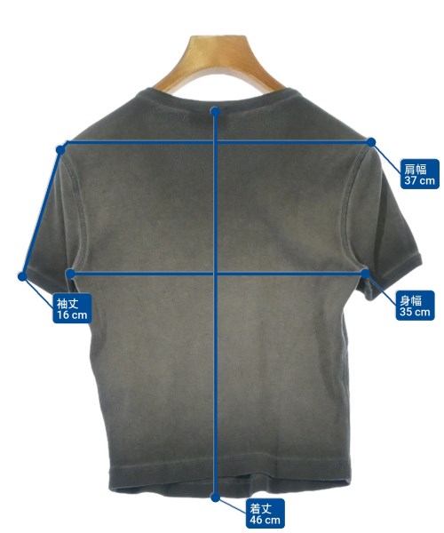 DIESEL（ディーゼル）Tシャツ・カットソー グレー サイズ:S レディース/2200696567179